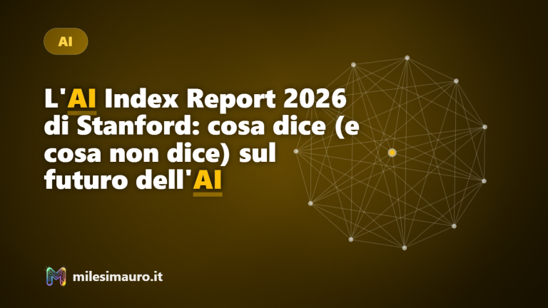 L'AI Index Report 2026 di Stanford: cosa dice (e cosa non dice) sul futuro dell'AI