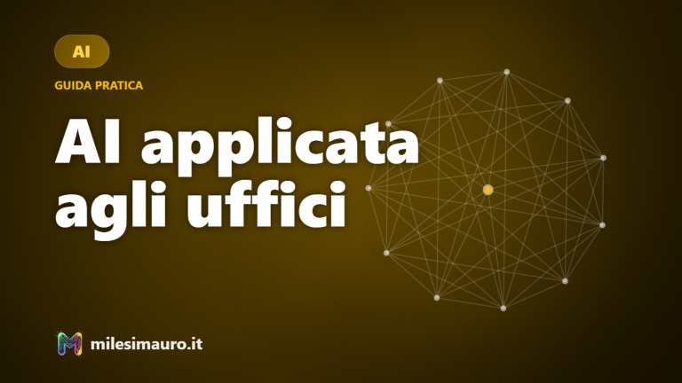 AI applicata agli uffici: cosa funziona davvero in una PMI