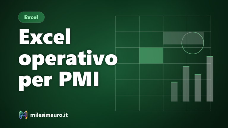 Excel operativo per PMI: la guida per chi lo usa davvero in ufficio