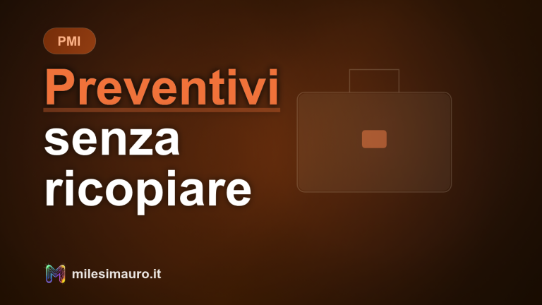 Microapp per la gestione preventivi: dal problema alla soluzione in 3 settimane